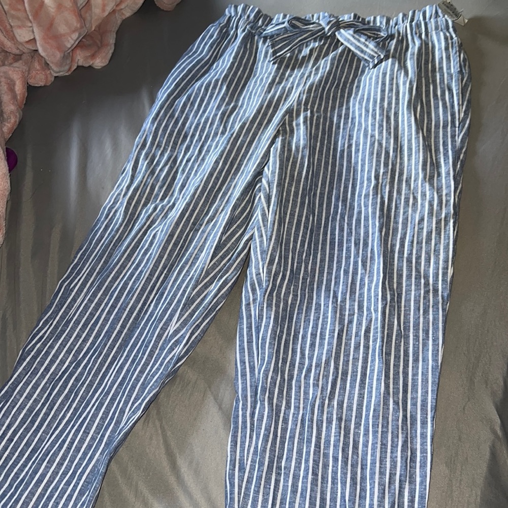 giavanna stripe beach pants